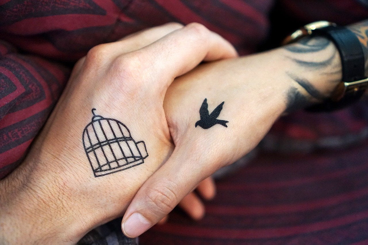 Ptak jako często wybierany wzór tatuażu