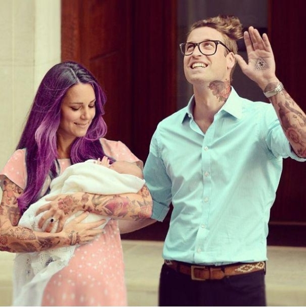 Książę William i księżna Kate, Shopped Tattoos, Cheyenne Randall