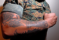 Tatuaże w wojsku